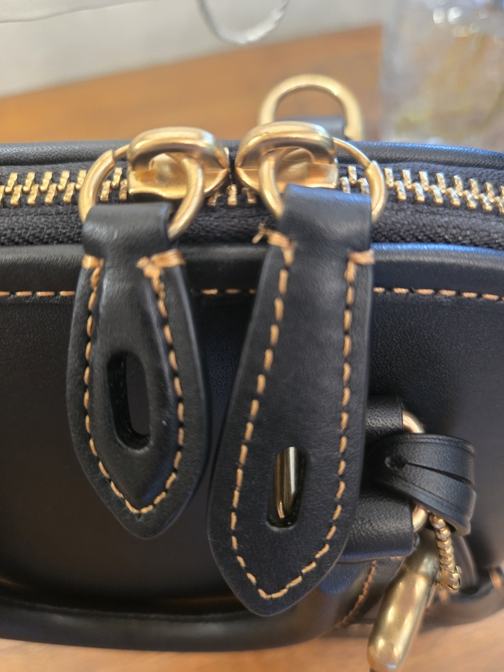 NWT COACH Black Glovetanned Leather 1941 Revel  24 Satchel + Dust Bag Pristine ✨ - Picture 6 of 13